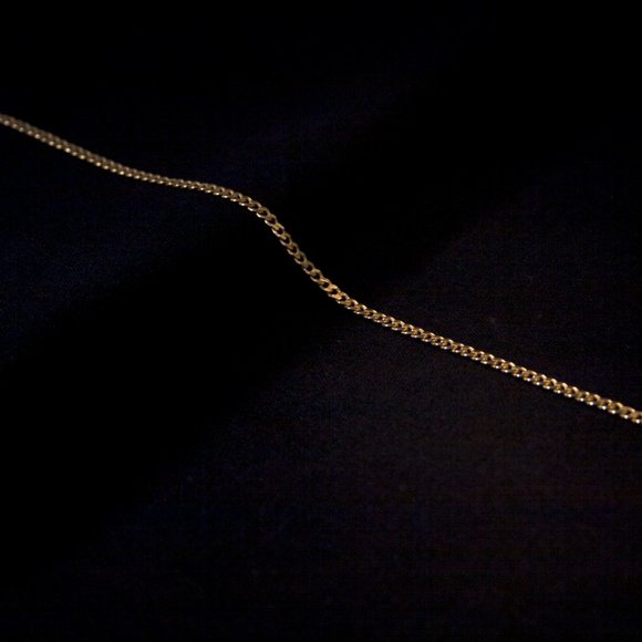 18K Gold Plated Chain Necklace, Twisted Rope Chain, Herringbone Necklace, Snake - Picture 13 of 15